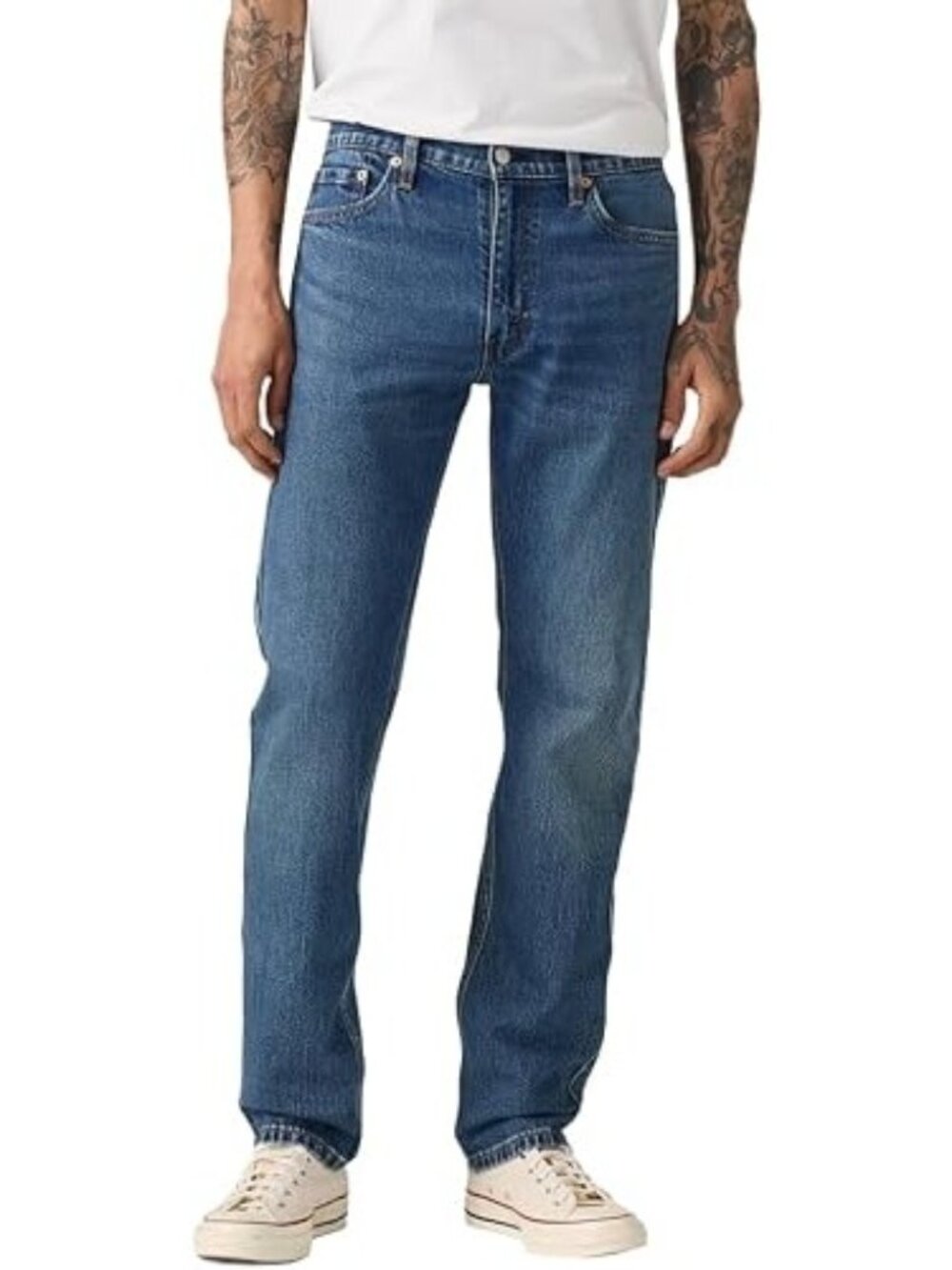 Levis 513 Jeans Mens Size 28x30 Slim Straight Mid Rise Blue Medium Wash